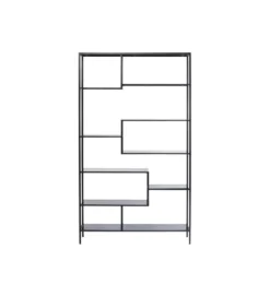 Regał metalowy Loft  195 cm x 115 cm czarny