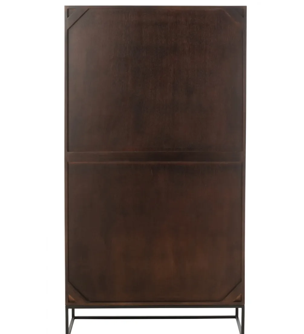 Regał MODE 168 cm drewno mango brązowy