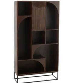 Regał MODE 168 cm drewno mango brązowy