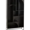 Regał MODE 168 cm drewno mango czarny
