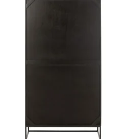 Regał MODE 168 cm drewno mango czarny