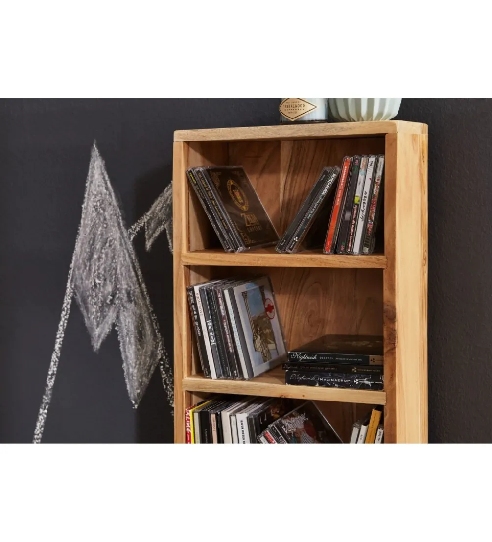 Regał MUMBAI 30 cm drewno akacja