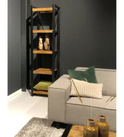 Regał NAIROBI 200 cm drewno mango