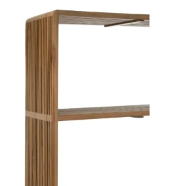 Regał SHELIS 190 cm drewno teak