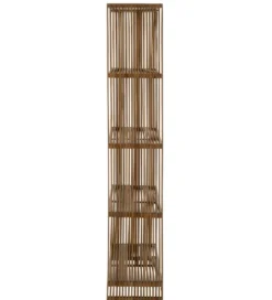 Regał SHELIS 190 cm drewno teak