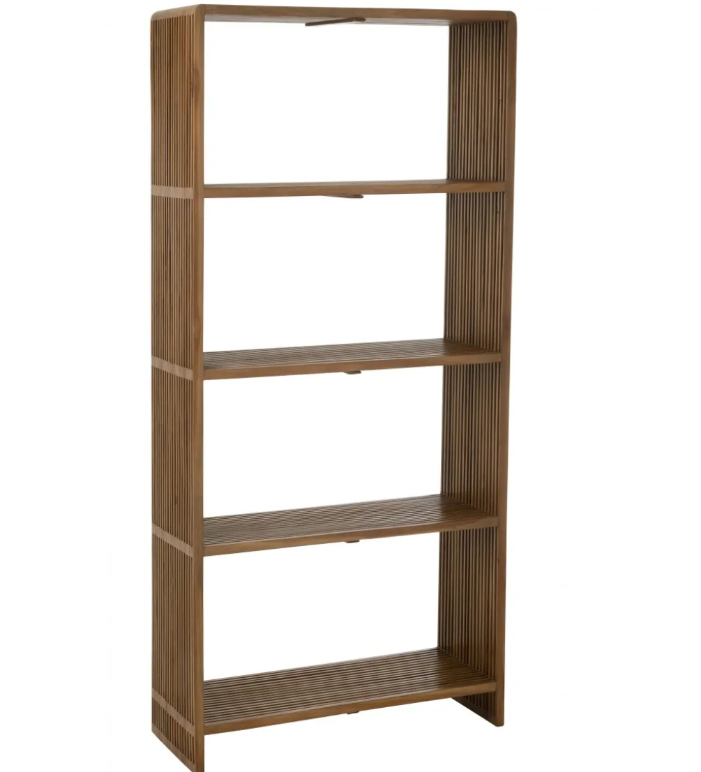 Regał SHELIS 190 cm drewno teak