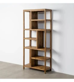 Regał SHELMA 188 cm drewno mango