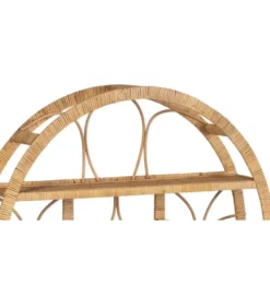 Regał TATUR 80 cm ratan naturalny