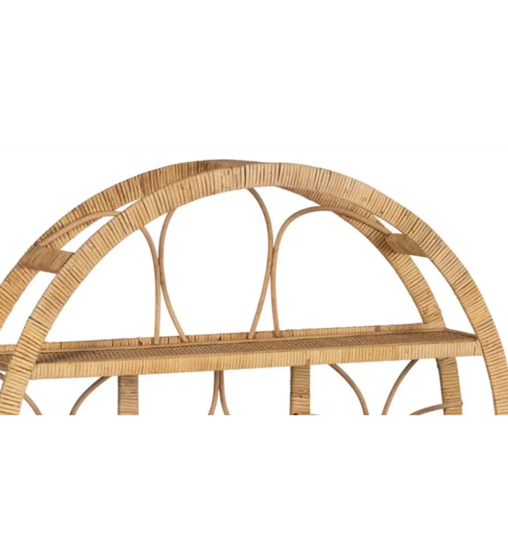 Regał TATUR 80 cm ratan naturalny