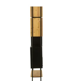 Regał TINA 65 cm x 185 cm drewno jodła czarny