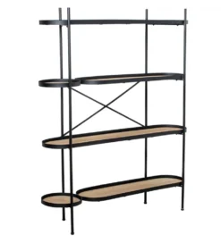 Regał WAFAM 110 cm czarny
