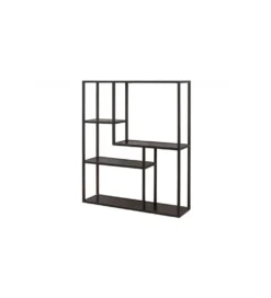 Regał wiszący FONTERA 75 cm czarny
