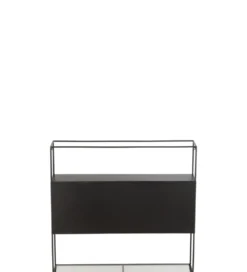 Regał wiszący Square 80 cm czarny