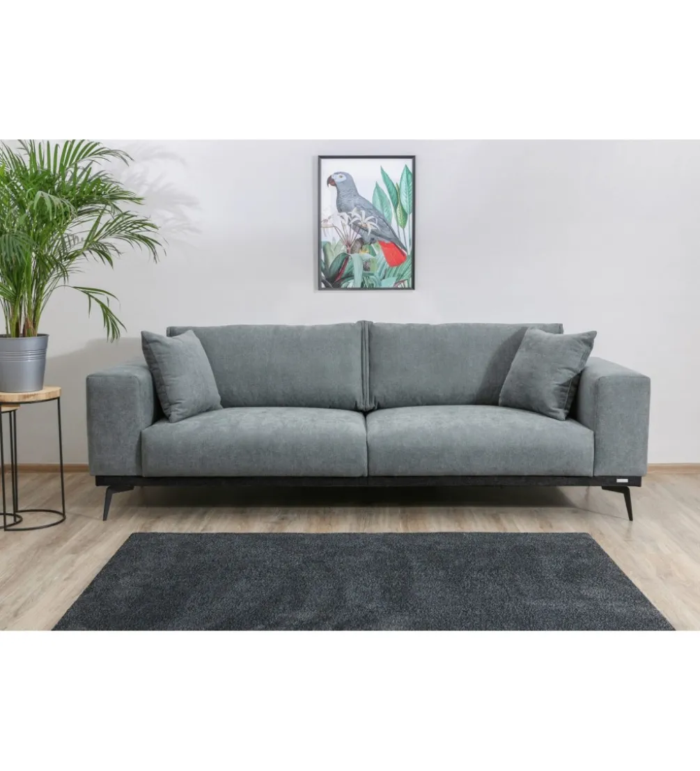Sofa ARIELLE Chesterfield 205 cm zielona