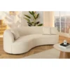 Sofa ATELIER 230 cm 3-osobowa bouclé beżowa