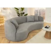 Sofa ATELIER 230 cm 3 osobowa bouclé szary