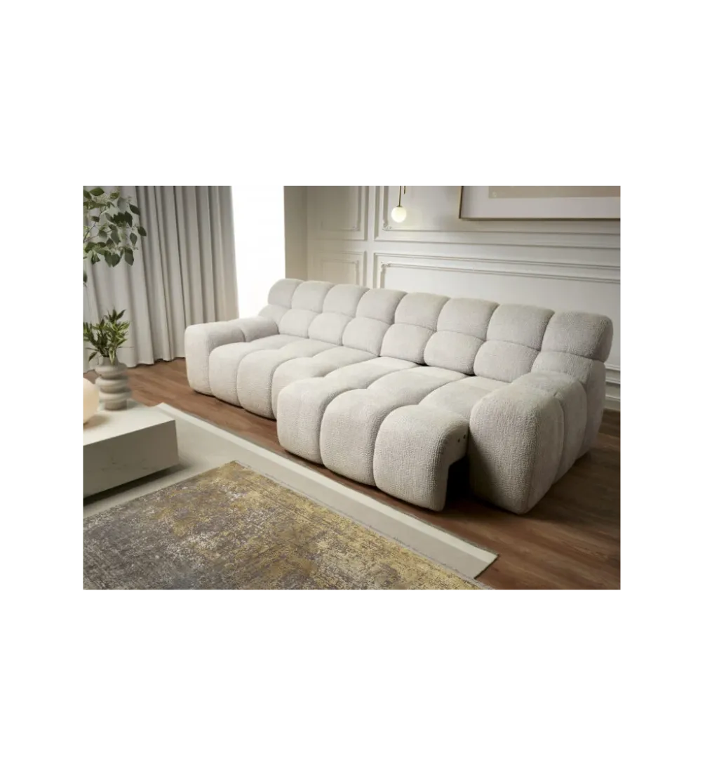 Sofa CAMPILE 288 cm elektrycznie wysuwane siedzisko