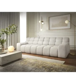 Sofa CAMPILE 288 cm elektrycznie wysuwane siedzisko