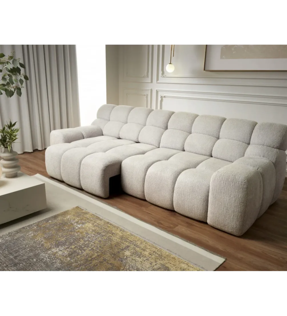 Sofa CAMPILE 288 cm elektrycznie wysuwane siedzisko