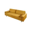 Sofa CANIS 220 cm musztardowo - żółta