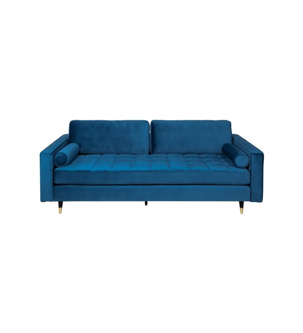 Sofa CANIS velvet 220 cm aqua velvet