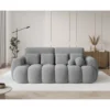 Sofa COTTONN 256 cm z funkcją spania jasny szary tkanina royal 04