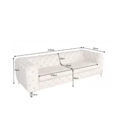 Sofa CRISTOBAL Tristan 250 cm