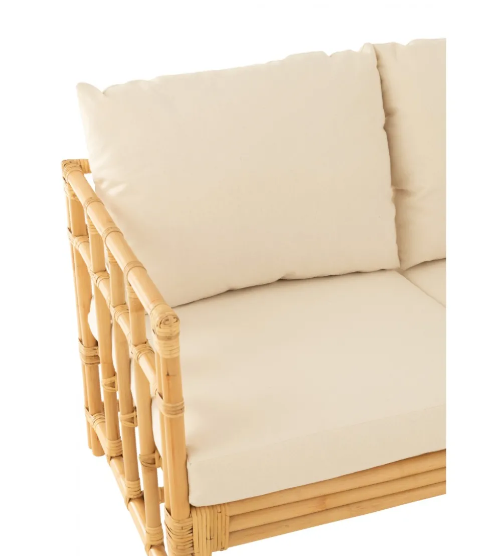 Sofa dwuosobowa ELISE 127 cm rattan
