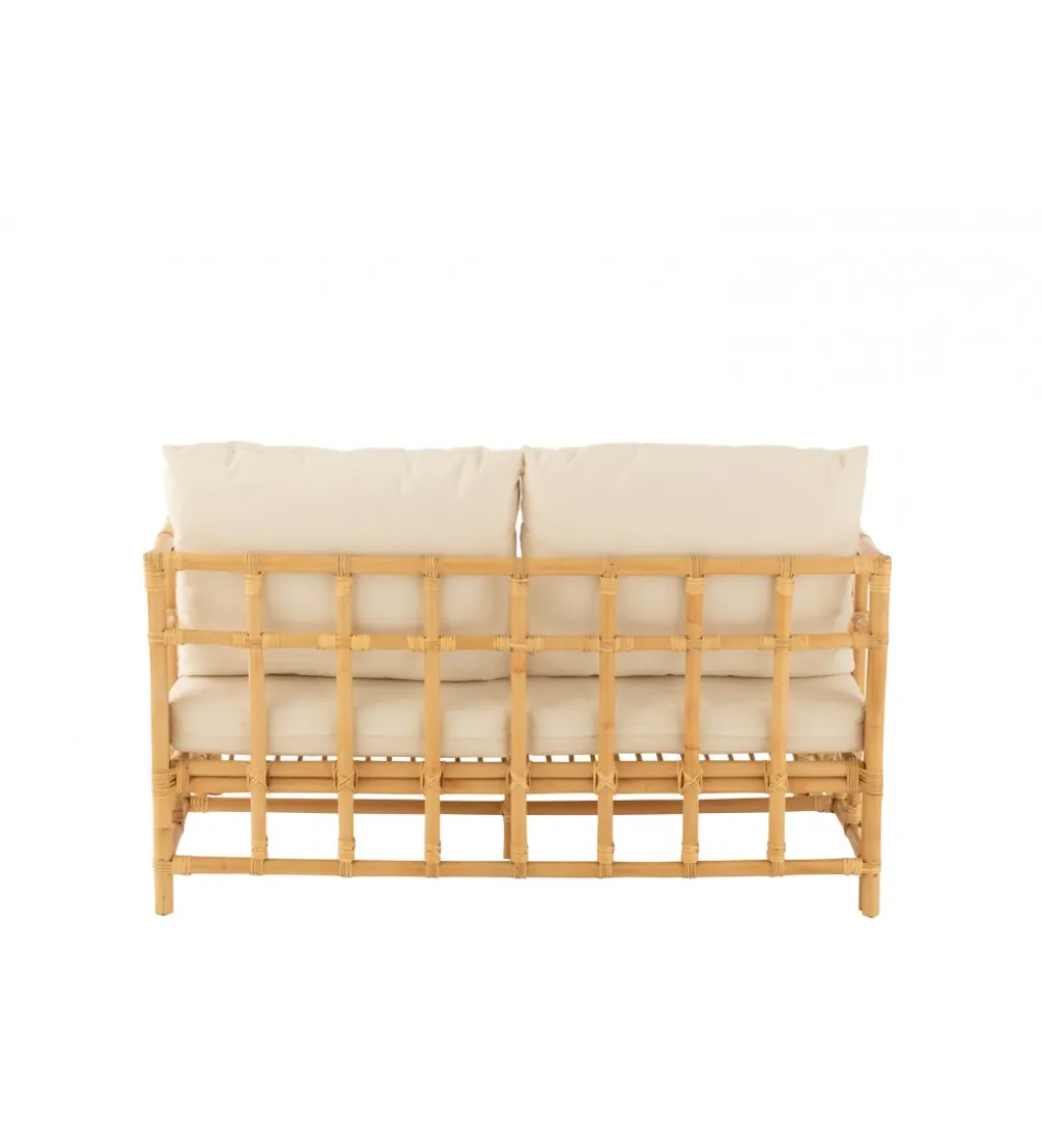 Sofa dwuosobowa ELISE 127 cm rattan
