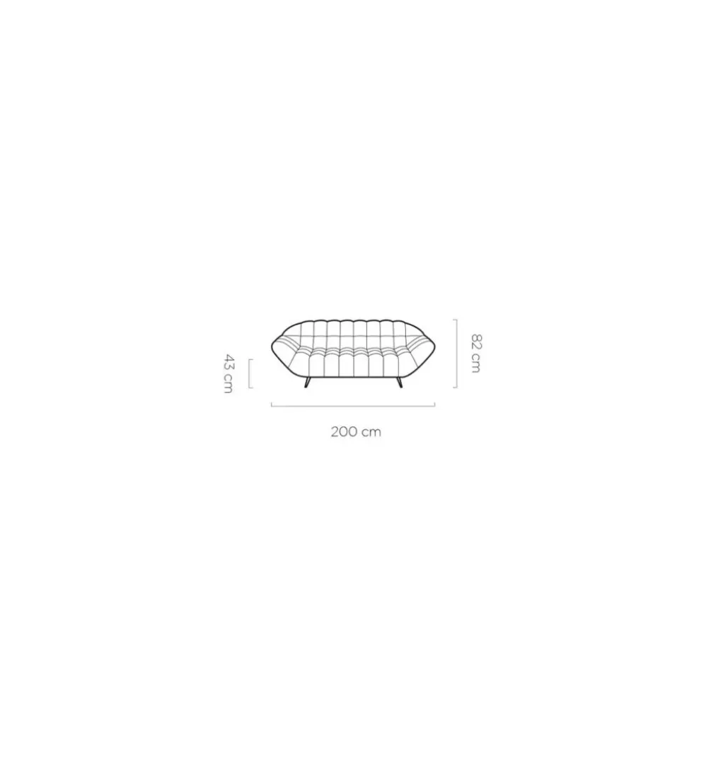 Sofa dwuosobowa MALLOW Gappa 200 cm
