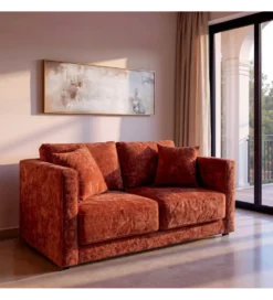 Sofa dwuosobowa MEFO 165 cm miodowa