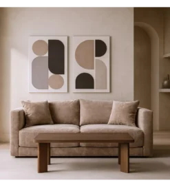 Sofa dwuosobowa MEFO 165 cm terakota
