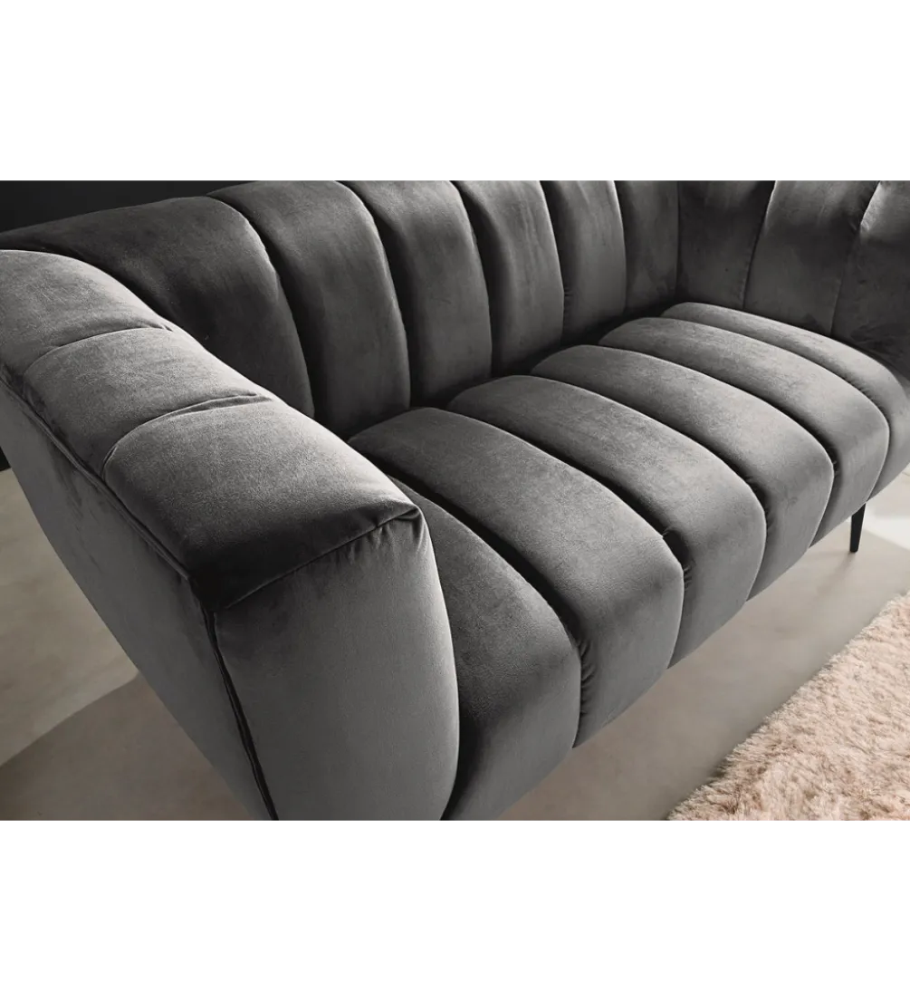 Sofa dwuosobowa Scarlett 165 cm szara