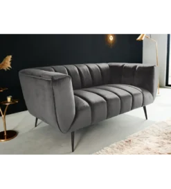 Sofa dwuosobowa Scarlett 165 cm szara