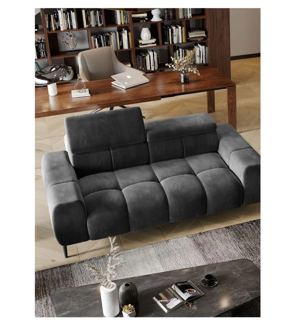Sofa ELEKTRA Plaza 192 cm z elektrycznie wysuwanym siedziskiem