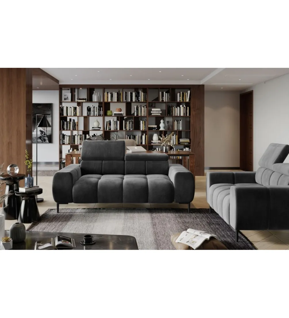 Sofa ELEKTRA Plaza 192 cm z elektrycznie wysuwanym siedziskiem