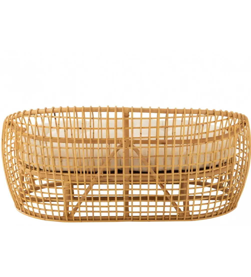 Sofa ELISE 137 cm rattan