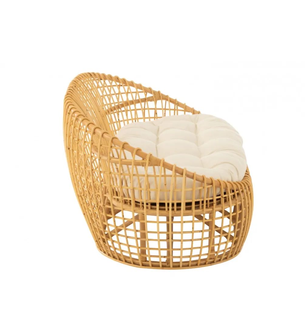 Sofa ELISE 137 cm rattan