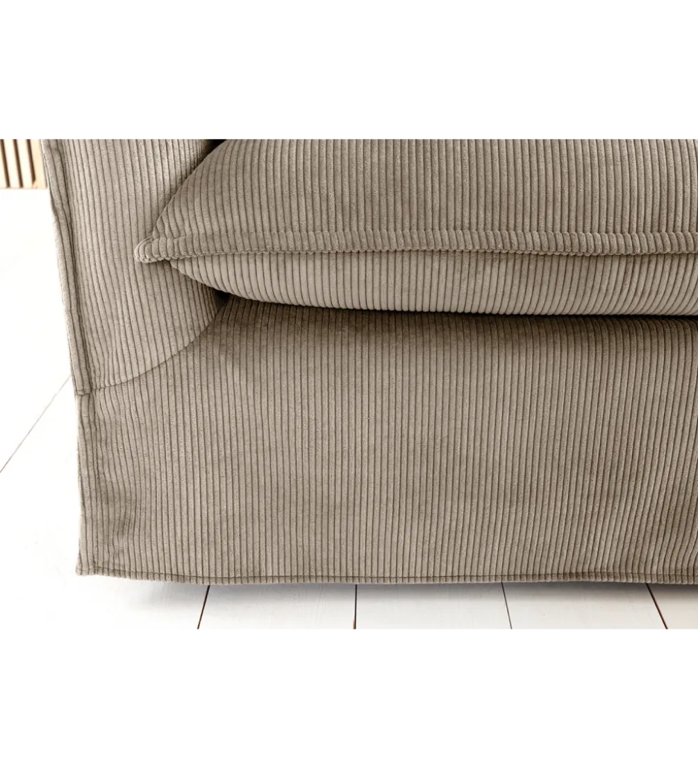Sofa HEAVEN 200 cm cord greige