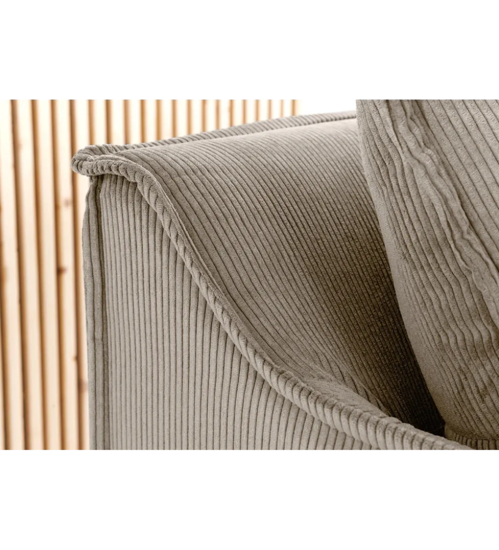Sofa HEAVEN 200 cm cord greige