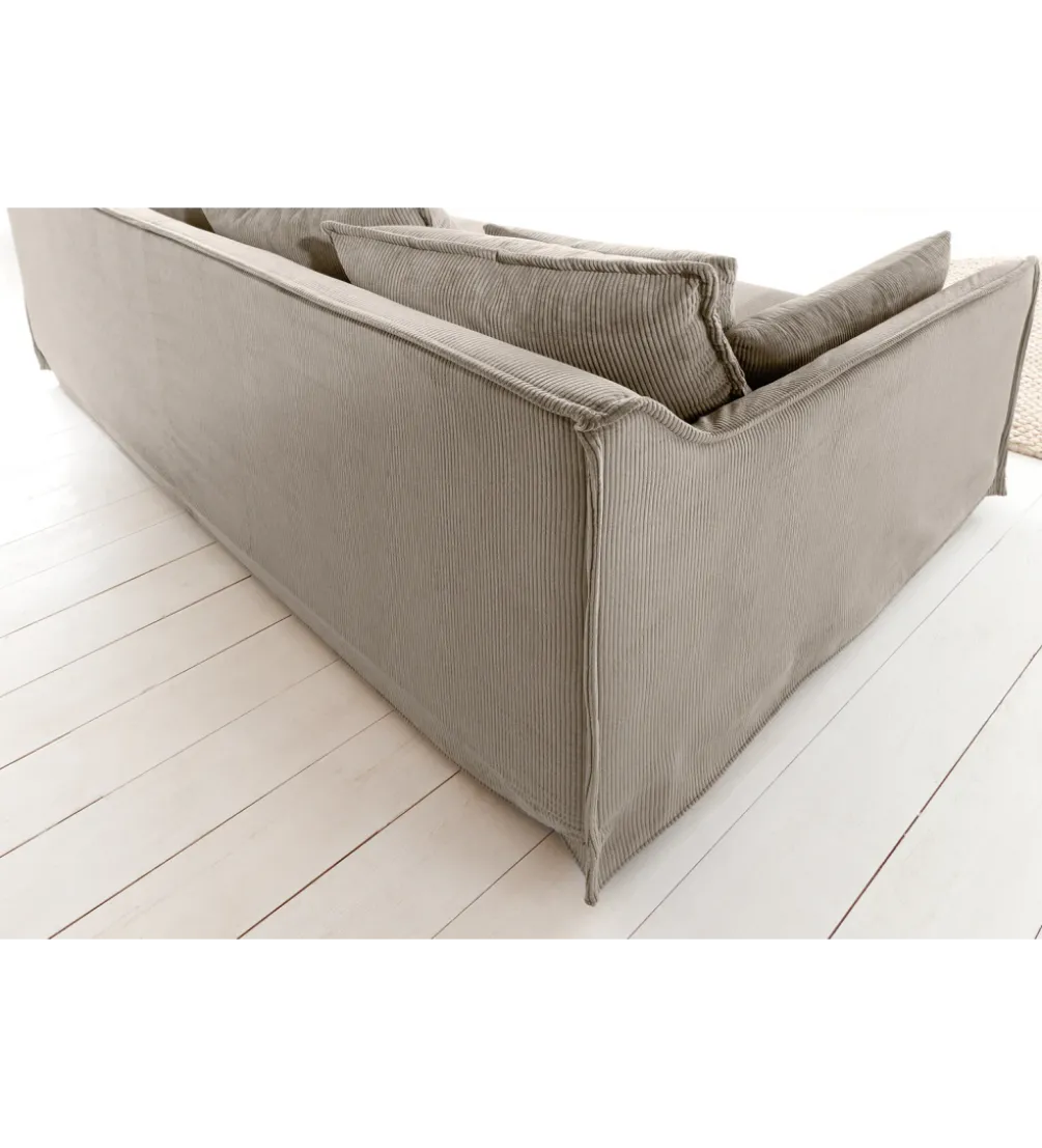 Sofa HEAVEN 200 cm cord greige