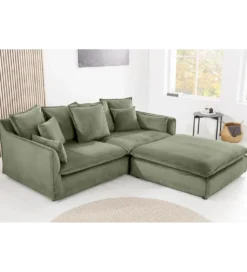 Sofa HEAVEN 200 cm cord zielony