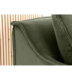 Sofa HEAVEN 200 cm cord zielony