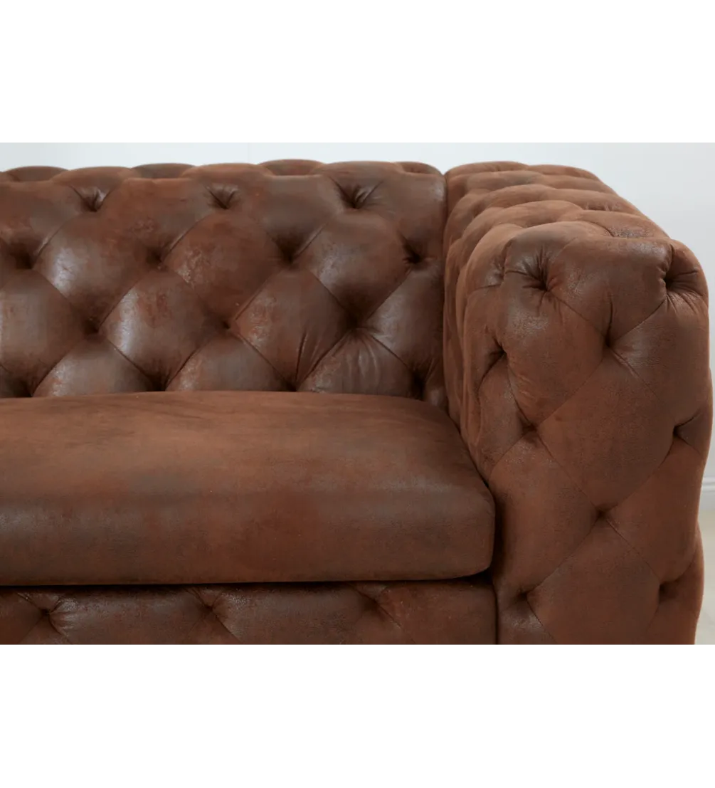 Sofa MODERN BAROCK 240 cm antyczny brąz