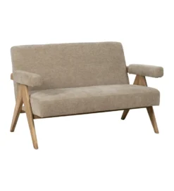 Sofa NAMGAN 134 cm beżowy naturalny