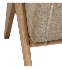 Sofa NAMGAN 134 cm beżowy naturalny