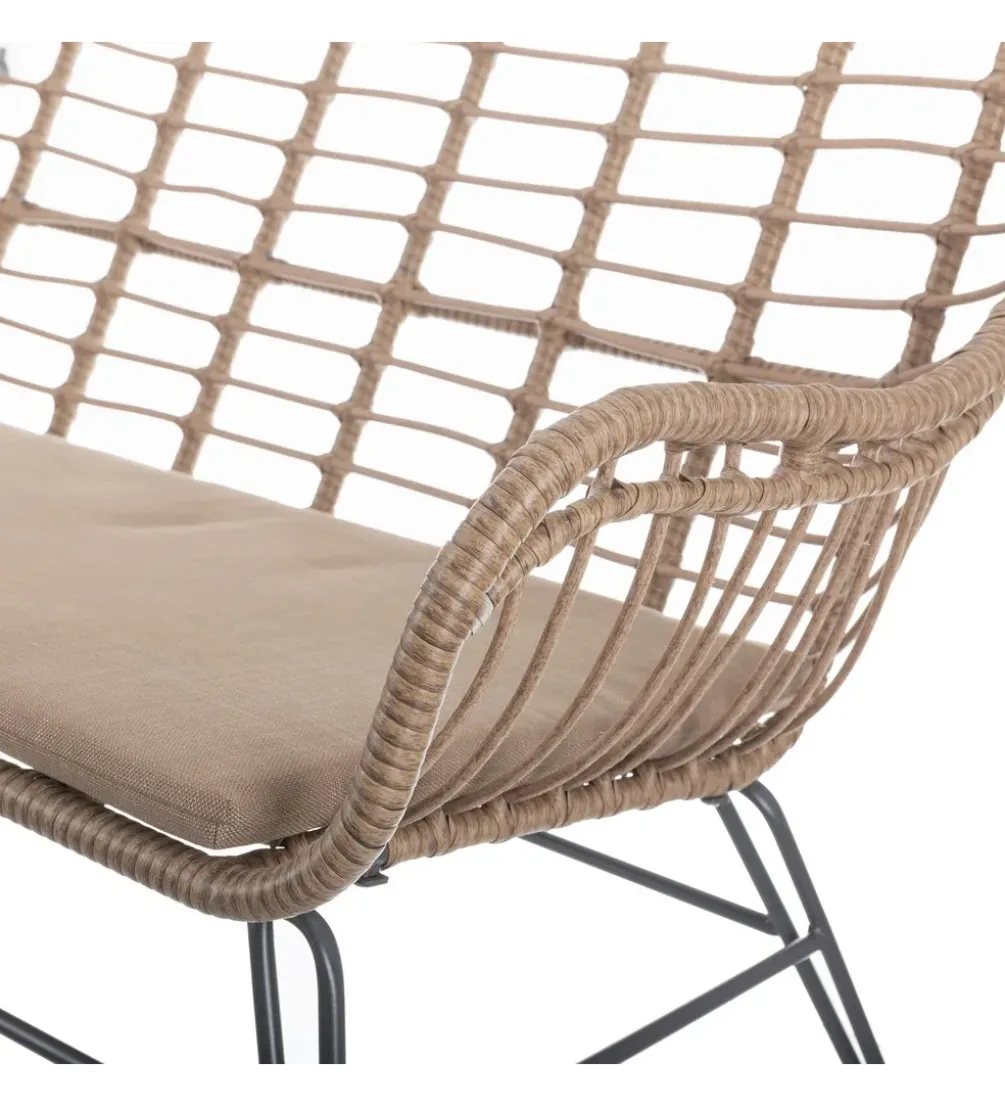 Sofa ogrodowa ARIKI 121 cm naturalna