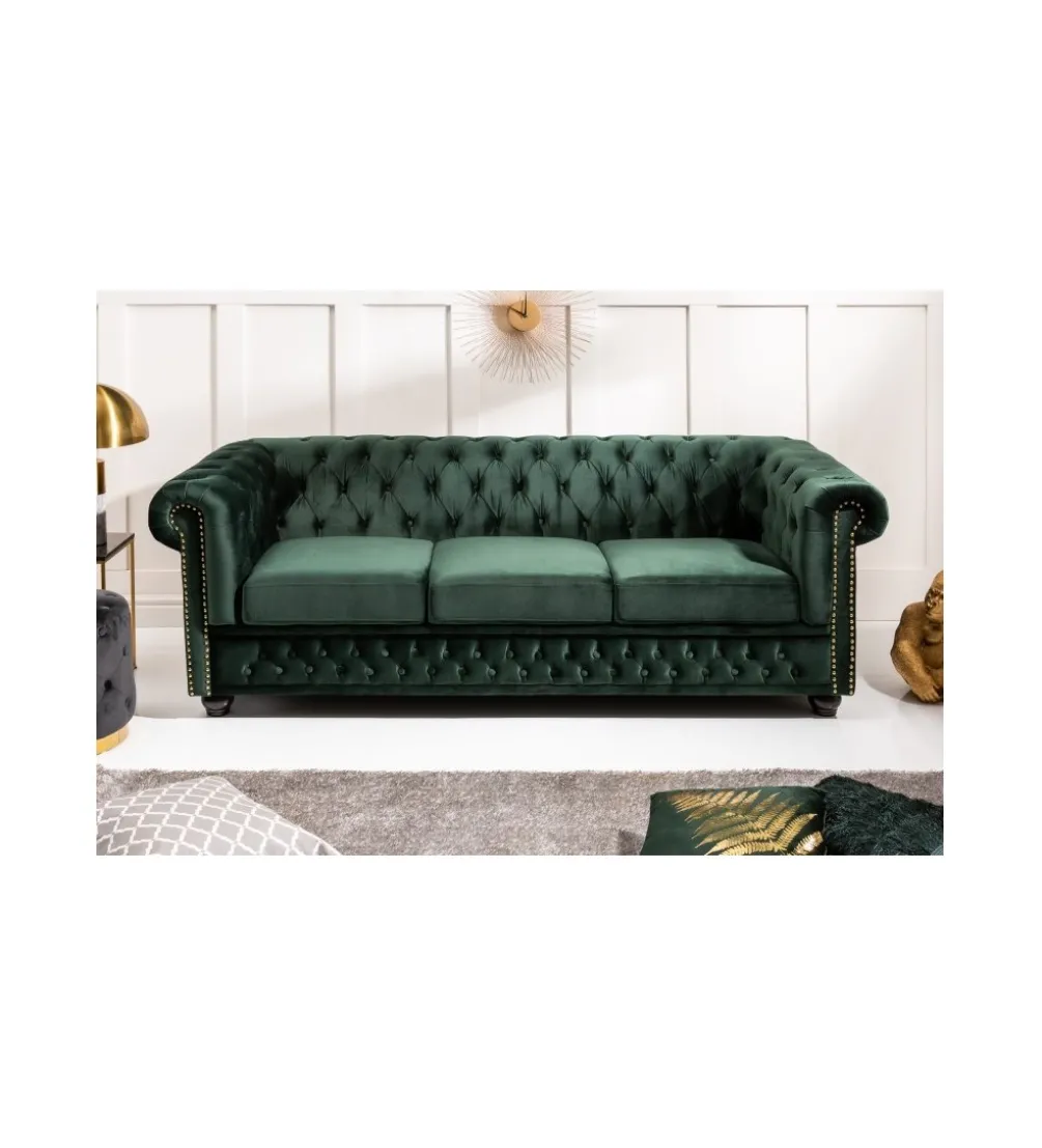 Sofa OLIVIO 220 cm antyczny róż
