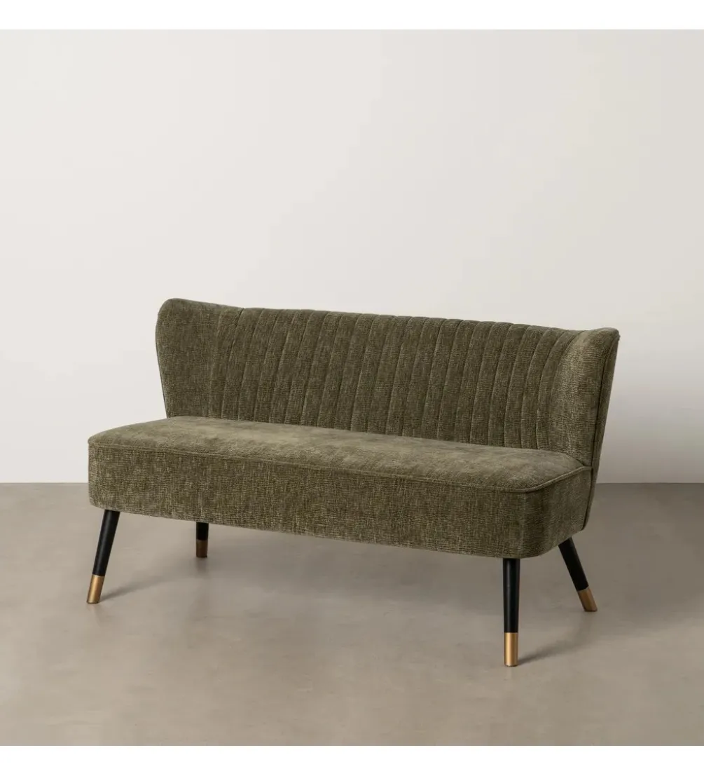 Sofa PODATERMA 134 cm zielona