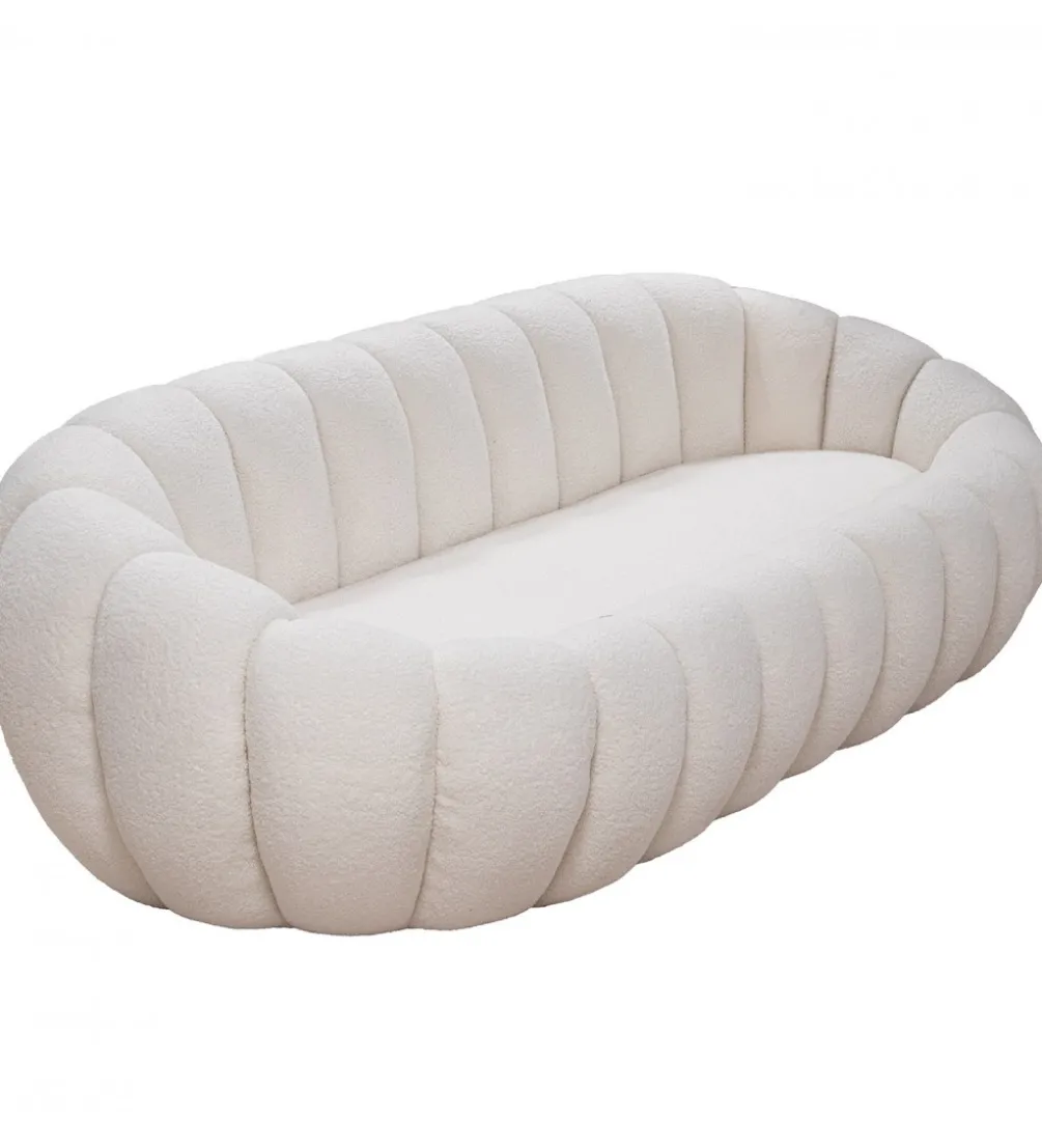 Sofa PUFETER 199 cm biała